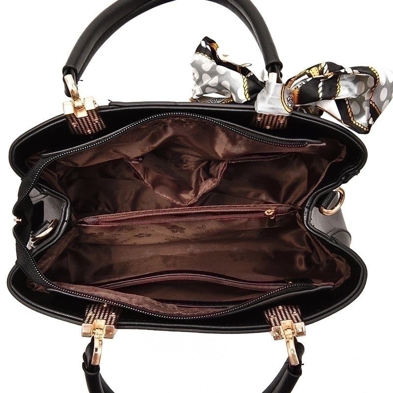 Women's Large Autumn&winter Pu Leather Vintage Style Shoulder Bag Handbag