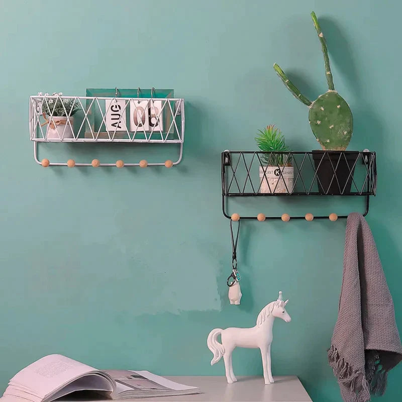 Criss-Cross Wall Utility Shelf