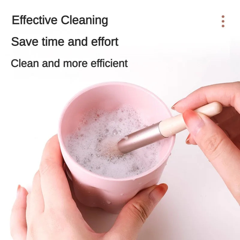 MAKEUP BRUSHES CLEANER CUP