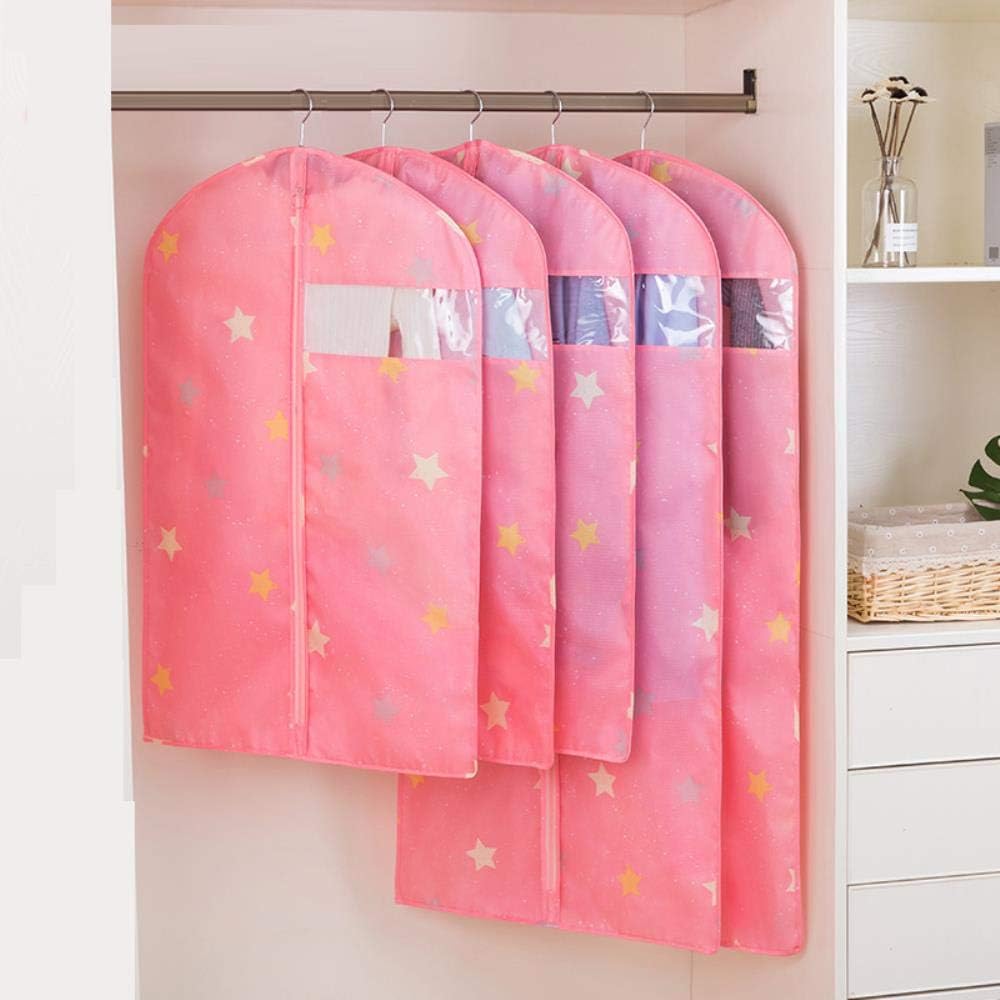 Wardrobe Storage Bag Oxford Cloth Clothes Dust Suit Hanging Clothes Pocket. 60 X 90cm