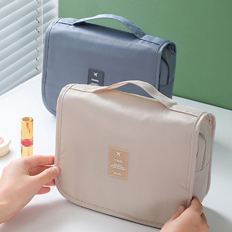 Travel-Friendly Waterproof Makeup & Toiletries Organizer Pouch