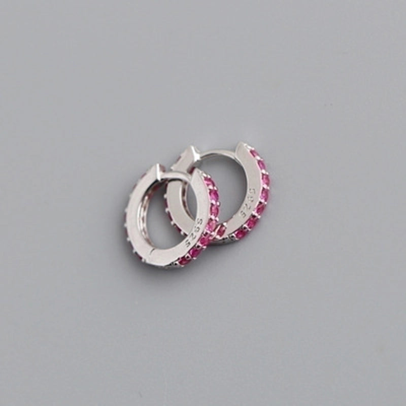 2 Pieces Minimalist Geometric Copper Plating Ear Studs 1 Pair