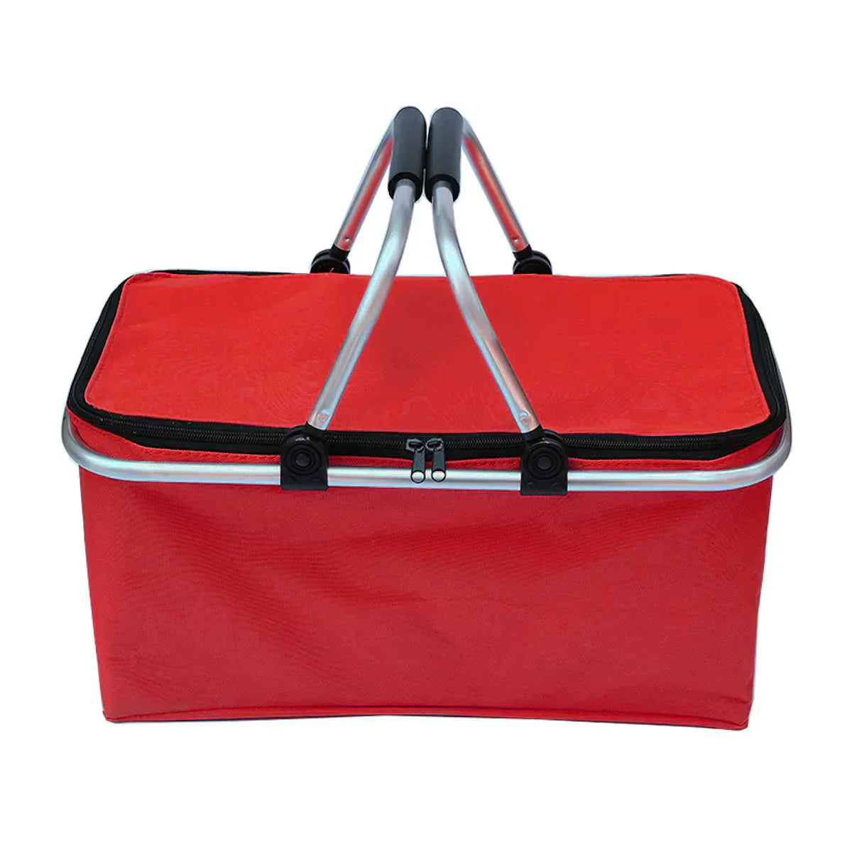 PORTABLE OUTDOOR PICNIC STORAGE BASKET 30L